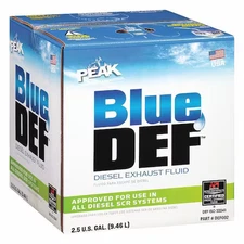 Peak Def002 Diesel Exhaust Fluid, Blue Def, Jug, 2.5 Gal, Api/Iso-22241-1