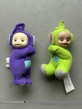 Teletubbies Green  Purple TINKY WINKY Plush Vtg 2000 McDonalds Happy Meal Toy