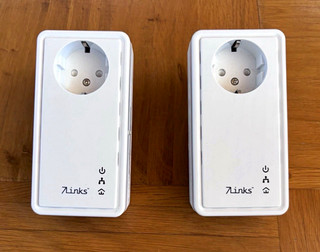 Set adattatore Powerline 7Links 2x PX 2242 675 675 Mbps RJ 45 LAN bianco
