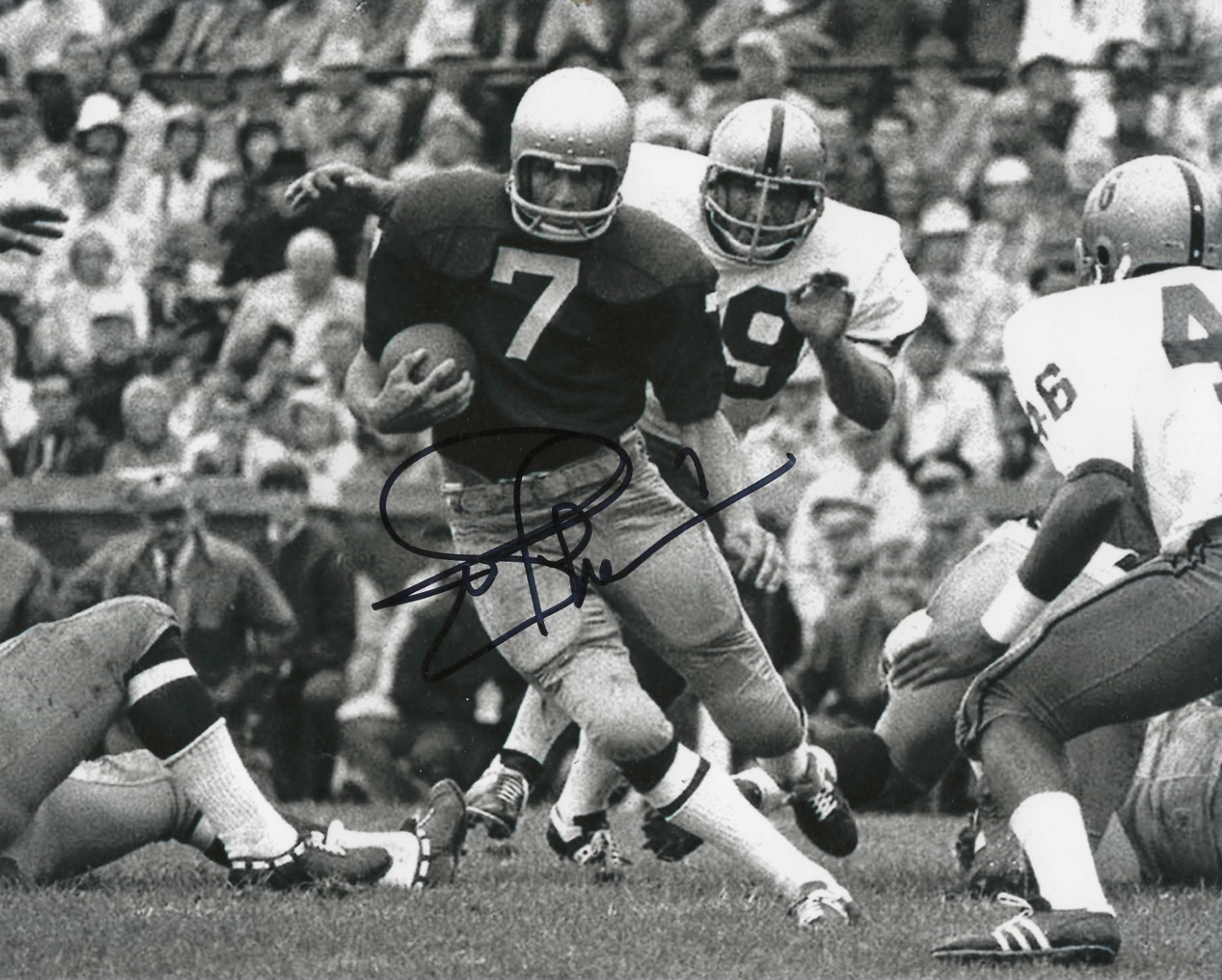 Joe Theismann Autographed Signed Notre Dame Fighting Irish 8x10 photo - w/COA 