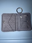 Vera Bradley Double ID Moon Shadow Meadow Wallet Grey/ White Pre-owned — photo 2