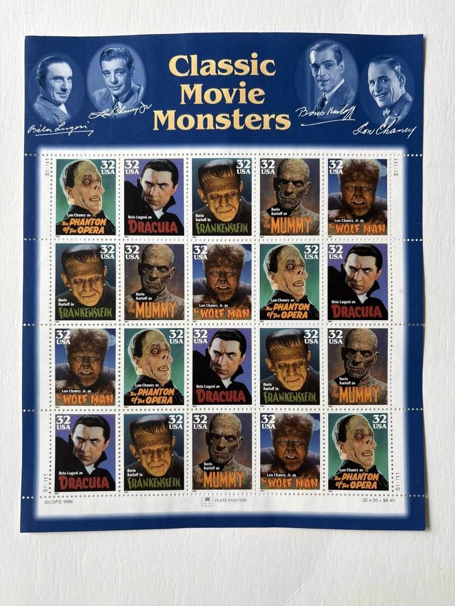 classic movie monsters stamps products for sale | eBay