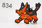 Torracat Bandai vinyl keychain  figure pokemon