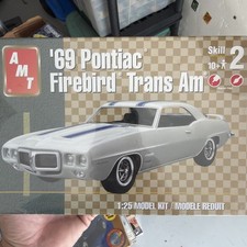 125 Amt Ertl 69 Pontiac Firebird Trans Am Model 38394 Sealed
