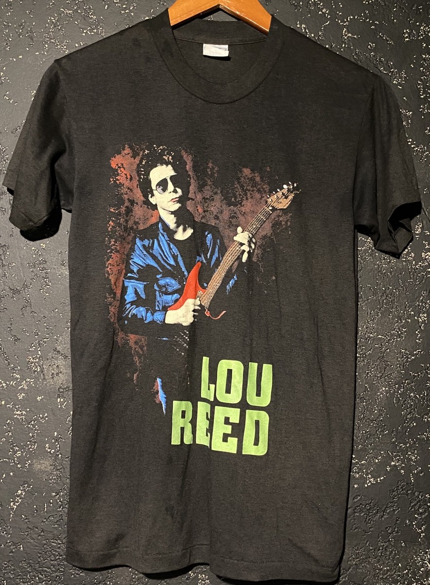 Lou Reed Vintage Original Tour 1986 Mistrial T-shirt Sz M (17.5x26