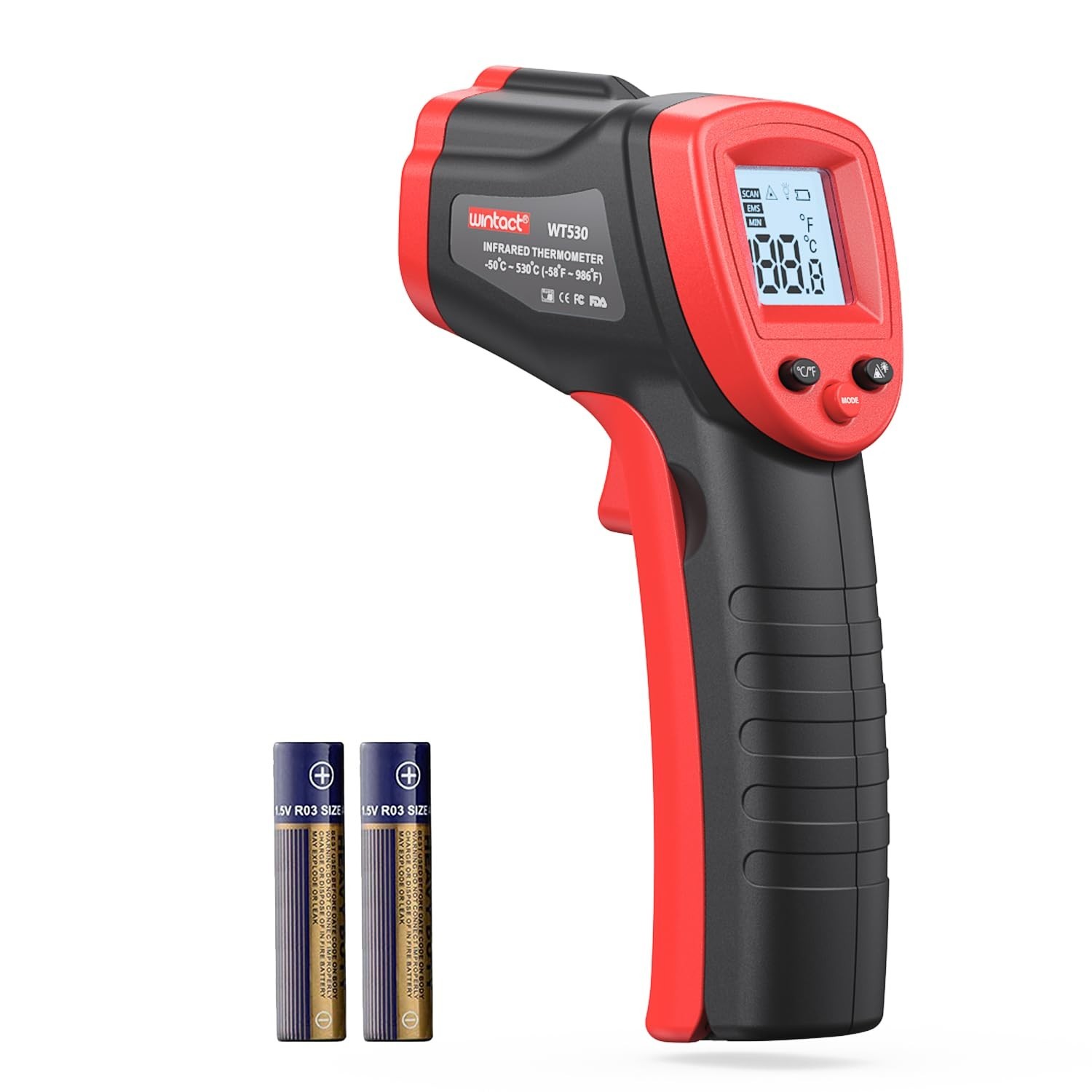 Infrared Thermometer Gun Laser Temp Meter Non-Contact Kitchen BBQ Grill Hot S...