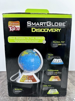 Oregon Scientific SG268 Smart Globe Discovery Interactive Educational Globe NIB
