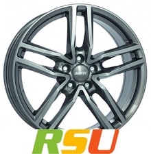 Alutec Ikenu metal-grey 6.5x17" ET45 LK4 100 ML 63.3 Alufelgen 17 Zoll