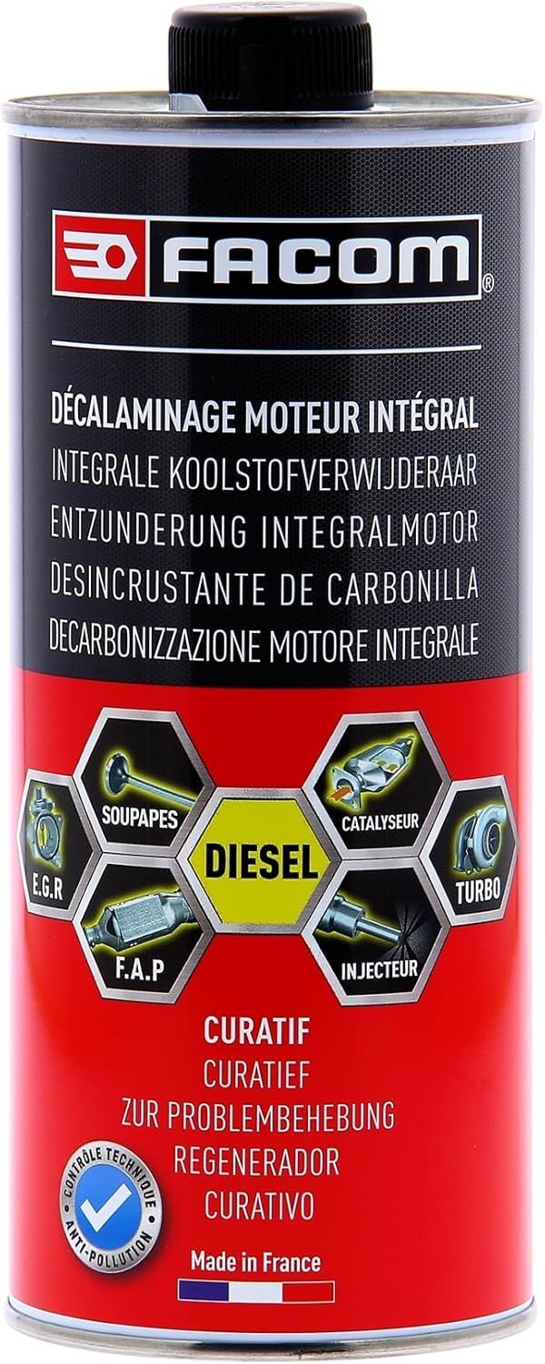 Décalaminage Moteur Diesel FACOM 006025 : additif nettoyant injecteur 1L