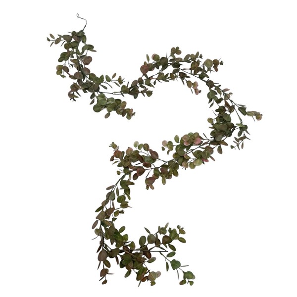 Eukalyptus Girlande GrüN/Braun Ca. 165 Cm Weihnachten Hochzeit Gesteck Gestecke-image
