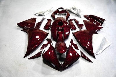 MS Forged Red Carbon Fiber Painted Fairing for Yamaha YZF R1 2009-2011 Bodywork