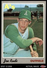 1970 Topps #102 Joe Rudi Athletics 8 - NM/MT