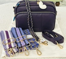 Pom Pom London Nightshade Purple Original Plus Bundle w/5 Straps  Pom NWT   