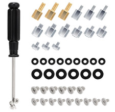 46PCS NVMe M.2 SSD Mounting Screws Kit for Asus MSI Gigabyte ASRock Motherboard