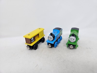 Thomas & Friends Wooden Railway Easter Thomas Percy Bunny Box Car Engine VGUC