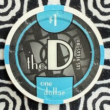 the D 1 Las Vegas, Nevada Gaming Poker Casino Chip V811