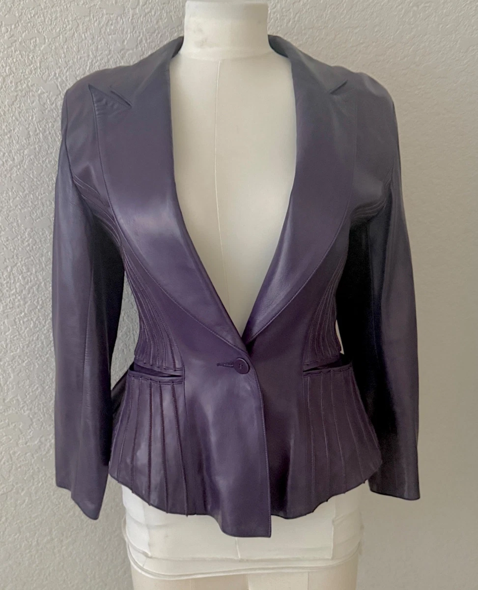 Claude Montana Coats, Jackets & Vests Leather Outer Shell for