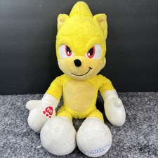 Build A Bear Super Sonic Plush 17  Yellow Sonic The Hedgehog 2 Sega
