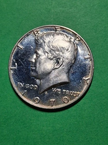 1970 S 50C Kennedy Half Dollar Proof 40% Silver.