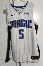 Nike Orlando Magic Jersey Men’s 52  XL White No Name/ Numbers Disney Patch 