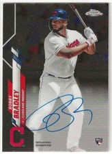 2020 Topps Chrome BOBBY BRADLEY Insert ROOKIE AUTOGRAPH Card RC INDIANS Auto