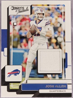 2022 Panini Donruss - Donruss Threads Josh Allen #TH-1 (MEM)