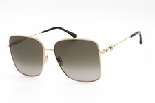 JIMMY CHOO HESTER/S 006J HA Gold Havana / Brown Gradient 59-15-145 Sunglasses...