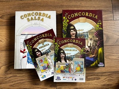 Concordia + Salsa + Gallia/Corsica + Britannia/Germania + Insert