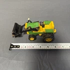 Vintage Tonka Front Loader Tractor Green Yellow Pressed Steel Toy
