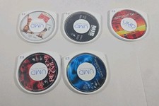 Lot of 5 Sony PSP UMD Discs - Movies Untested