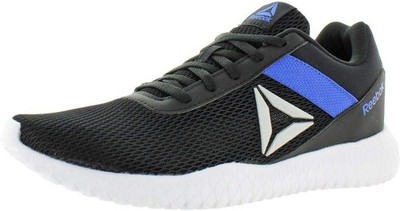 UK Größe 10 - Reebok Flexagon COMFY Turnschuhe Laufen Fitnessstudio Training schwarz blau