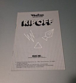 Vectrex Rip Off Complete CIB ,  New repro box, clean