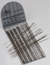 144 Jewellers Saw Piercing Blades Metal Cutting Hand Fret Saws Jewellery 1/0 - 2