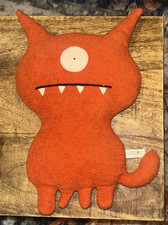 Pretty Ugly Ugly Doll Uglydog Orange Monster Plush Stuffed Animal Small 13" 2004