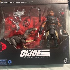 G.I. Joe Classified Series 196 Professor Rottclaw & Cobra Deinonychus New
