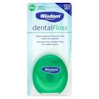 3x Wisdom Dental Floss 100m Mint Waxed Strong Plaque Removal Oral Care