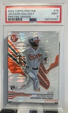 2024 Topps Pristine Orange Refractor Jackson Holliday PSA Mint 9 /25 Orioles 