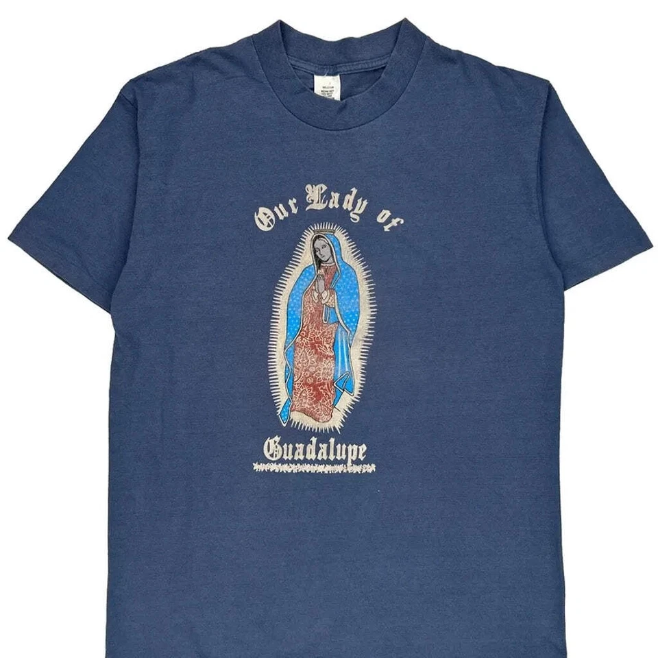 Unbranded Single Stitch T-Shirt - Large Blue Cotton - Image 4 of 4