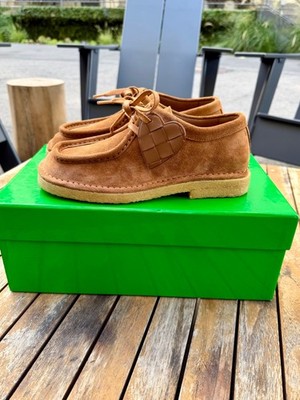 Bottega Veneta Daddy Derby Wallabee Booties
