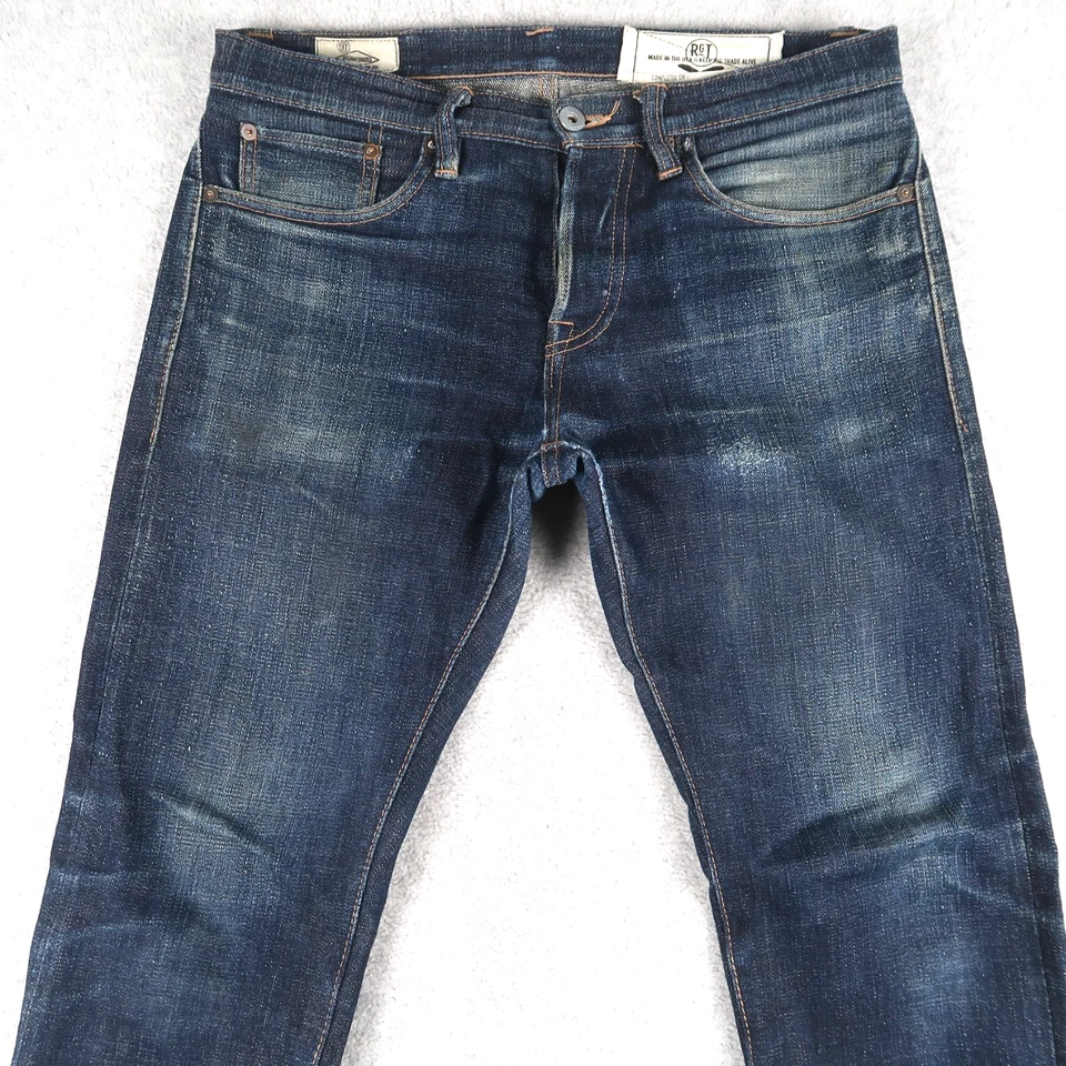 Rogue Territory RGT Slim Straight Denim Jeans Japanese Selvedge 31 (33x30) USA - Image 3 of 4