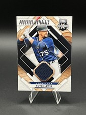 Royce Lewis 2019 Panini Elite Extra Edition Prospect Materials Black (MEM)