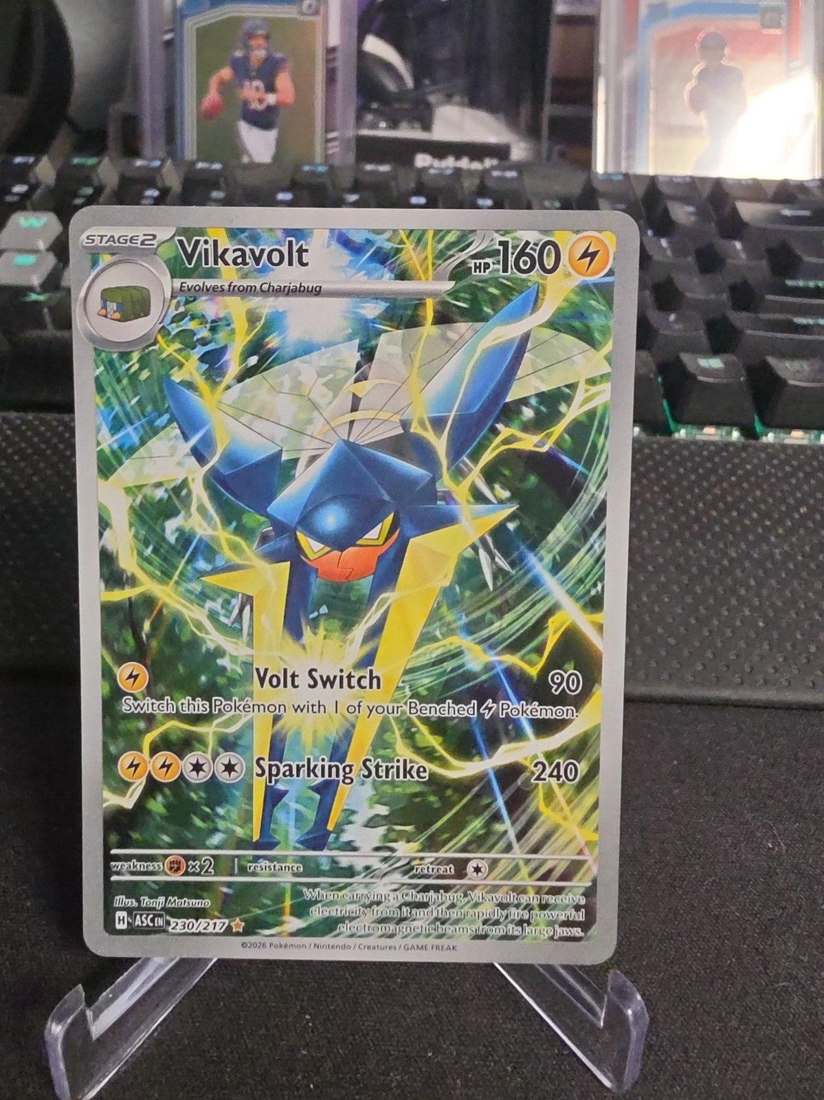 Vikavolt - 230/217 - ME: Ascended Heroes (ASC) Pokemon Holo NM