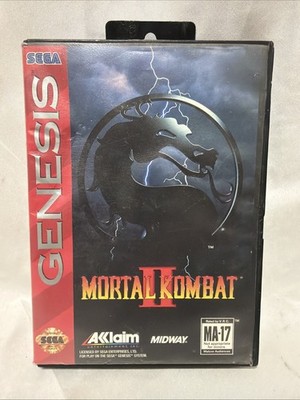 Mortal Kombat II 2 - Sega Genesis - Original Case w/ Artwork ONLY