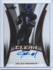 JALEN REAGOR 2020 LEAF TRINTY CLEAR AUTOGRAPHS #CA-JR1