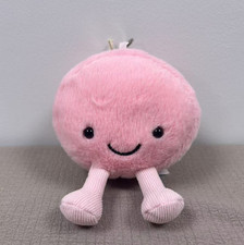 Jellycat Amuseables Mia Macaron Pink Bag Charm Plush Keychain NWT Dust Bag