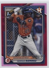 2024 Bowman Prospects Fuchsia Border 59/299 German Ramirez #BP-93 1k9t