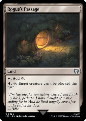 MTG Rogue's Passage [The Lord of the Rings: Tales of Middle-Earth Commander] Nea