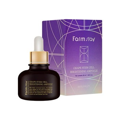 Farm Stay Brightening Ampoule with Grape Callus & Niacinamide 30ml for Face