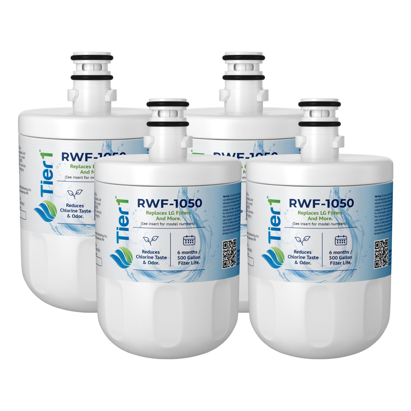 Fits LT500P 5231JA2002A ADQ72910907 - Comparable Tier1 Fridge Water Filter 4PK