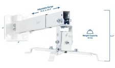 VIVO Universal Adjustable Wall Ceiling Projector Mount Extend Length Projection